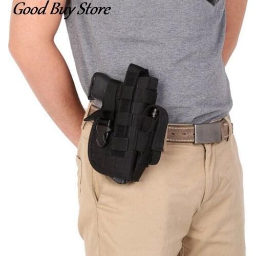 Military Hunting Waist Bags Airsoft Ammo Rifle Mag Pouch Outdoor Invisible Waist Pockets Black Storage Bag Gun Holder Packs