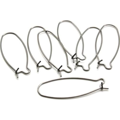 316 Surgical Stainless Steel Earring Hooks Clasp Findings DIY Jewelry Making Accessories Earwire Earring Base Making Supplies