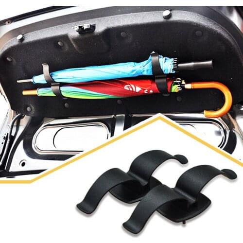 1 Pair Universal Interior Trunk Mounting Bracket Umbrella Holder Fastener With Screws For Umbrella Car Styling Auto Accessories