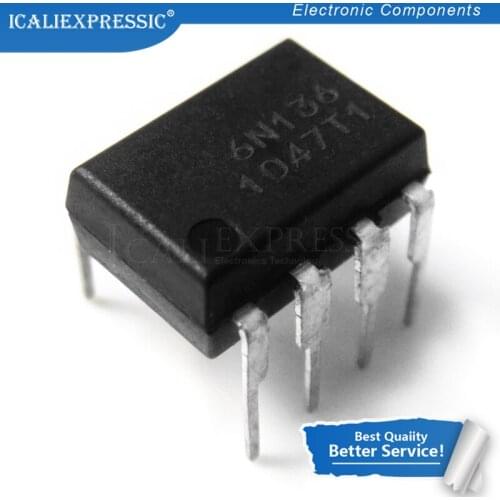 10PCS 6N135 6N136 DIP8 6N137 DIP 6N138 6N139 DIP-8