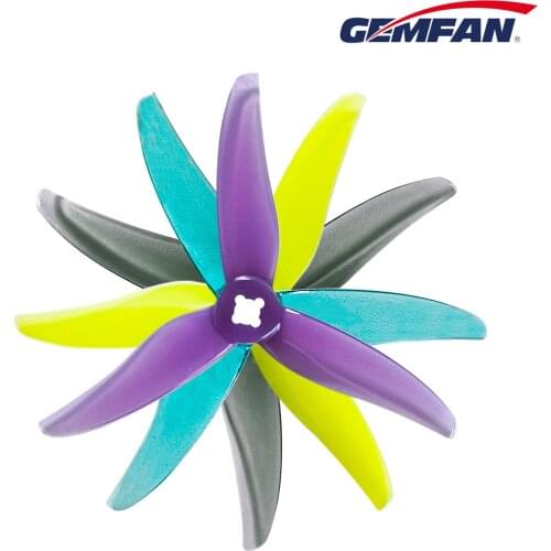 12 Pairs Gemfan Hurricane 3520 3-Blade Propeller PC Material Light Weight for FPV RC Racing Drone