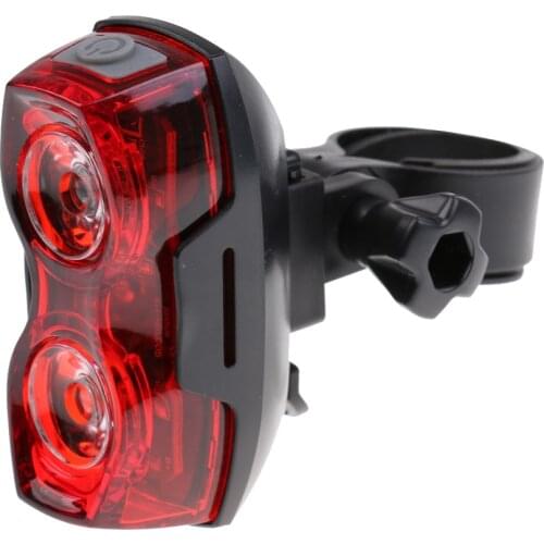2 LED Super Bright Cycling Bicycle Bike Safety Rear Tail Light 3 Mode Flashing Lamp with Mount Clip