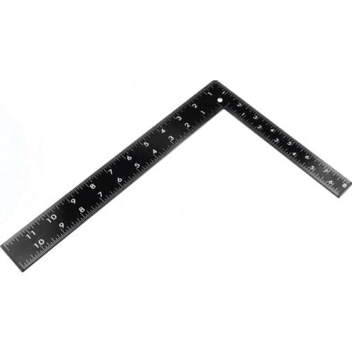 2016 new Leather tools Hand bag wallet shoes Aluminum Designer Ruler L-square 14x24" 20cmx30cmCraft Sewing Graphic Industrial