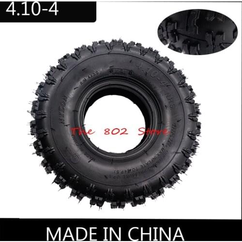 4.10-4 Outer Tyre 4 inch Pneumatic Wheel Tire Fit Electric Scooter Trolley ATV Quad Go Kart 47cc 49cc Accessories