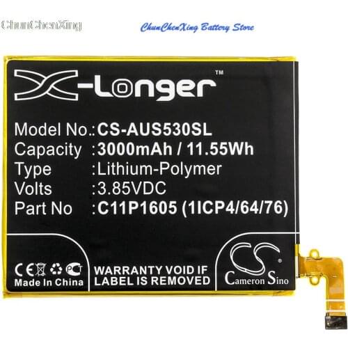 Cameron Sino 3000mAh Battery C11P1605 (1ICP4/64/76) for Asus ZenFone 3 Deluxe