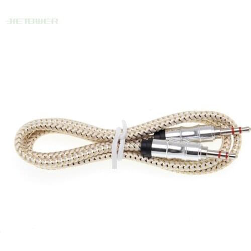 3.5mm Jack Audio Cable Jack 3.5 mm Male to Male Audio Aux Cable For Samsung S10 Car Headphone Speaker Wire Line Aux Cord 1000pcs