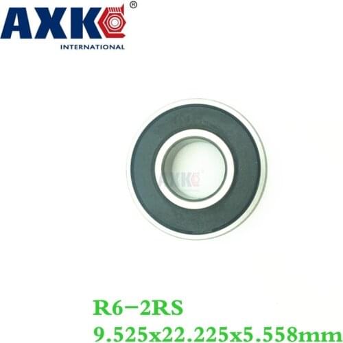 Axk Free Shipping R6-2rs R6 Hybrid Ceramic Deep Groove Ball Bearing 9.525x22.225x5.558mm