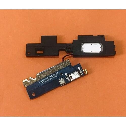 Used Original USB Plug Charge Board+loud speaker For UHANS S3 MTK6580AW Quad Core Free Shipping