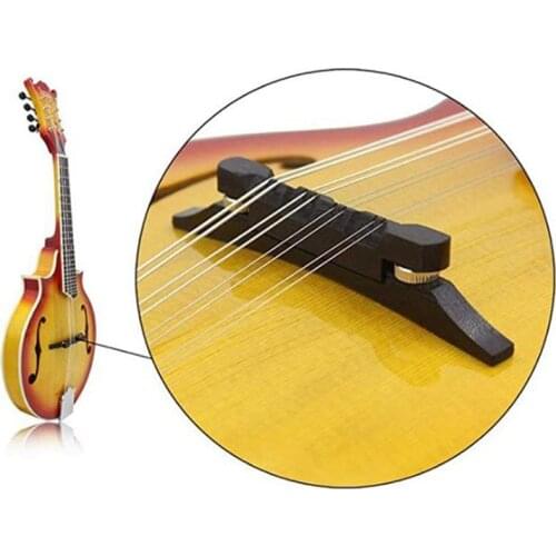 Adjustable Rosewood Mandolin Bridge String Height Archtop Bridge Musical Instrument Accessory for Mandolin Diy Repair Parts