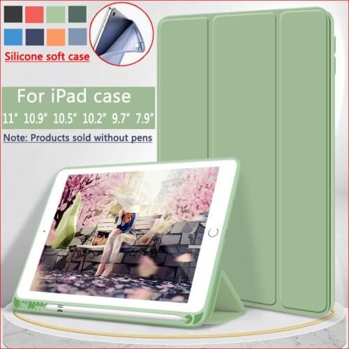 Case for ipad air 4 3 10.9 Pro 11 2020 mini 5 with pencil holder cover 10.5 9.7 inch 10.2 2019 case 6th 7th 8th generation shell