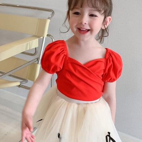 CHIRARROSE Short Sleeve T-shirts For Girls