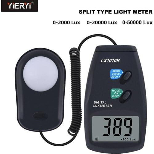 Digital Light Meter 3 range LX-1010B Digital Meter/Digital illuminance meter 0 - 50000 Lux photometer exposure remote control