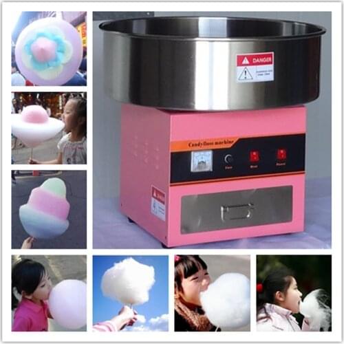 Electric cotton candy making forming machine cotton sugar candy floss maker fancy art candy cloud party