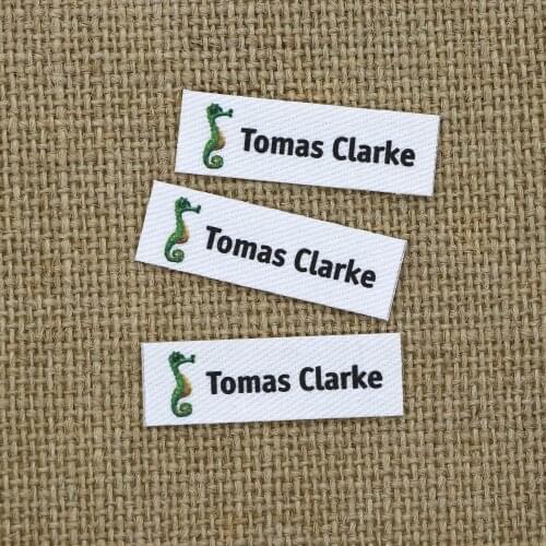 120piece Ironing Labels, Logo or Text, Personalized Brand , Clothing Labels, Custom Design, Cotton tags (YT028)