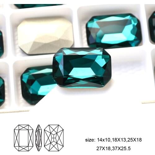 K9 Glass Strass Rhinestones Applique For Clothes Nail Art Decorations Octagon Stones And Crystals Diamond Cristale Jewelry DIY