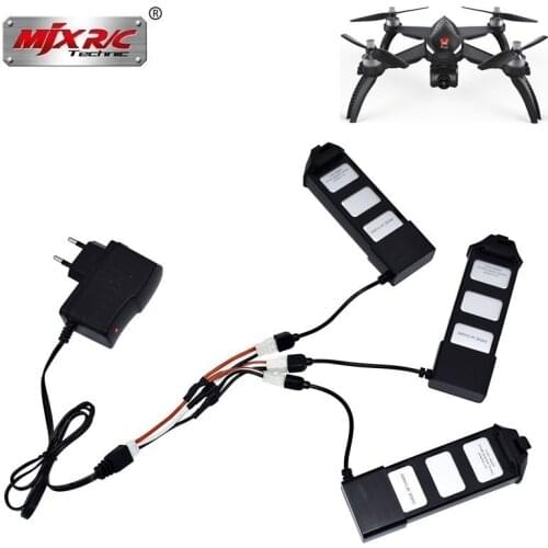 7.4V 1800mAH LiPo Battery and Charger For MJX R/C Bugs 5W B5W RC Quadcopter Helicopter spare parts 7.4V Drone Battery