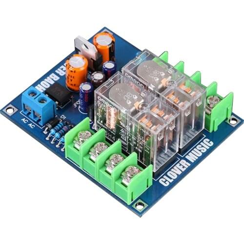 Top Deals Dual OMRON Relay 7812+UPC1237 Speaker Protection Board Kit for HIFI DIY AC 12-24