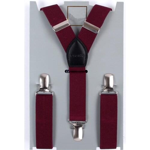 New Arrivals Unisex Elastic Adjustable Braces High Quality Men Women Fashion Pants Braces Straps Belt Suspenders Gift Box