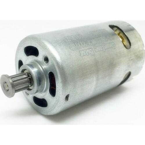 DC Motor Strong Magnetic 555 Front Ball Bearing DC 3V-28.8V 12V 24V High Torque DIY Electric Drill Electric Mill Model Car Motor