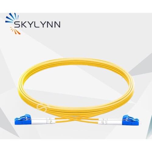 Factory Direct 50Pcs/Bag 5 Meter LC/UPC-LC/UPC Single Mode G652D OS2 Duplex 2.0mm LSZH Jacket Fiber Optic Patch Cord For FTTH