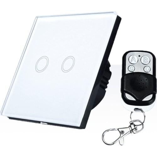 Remote Control Wall Touch Switch,Smart Home Wireless Remote Control Light Switch 23GB