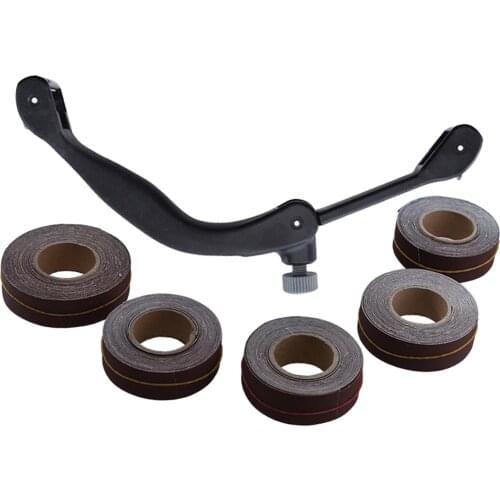 Hand-held Sandpaper Holder Block Hand Sander Sanding Belt Rack Woodworking Leather Metal Grinding Polishing Tool