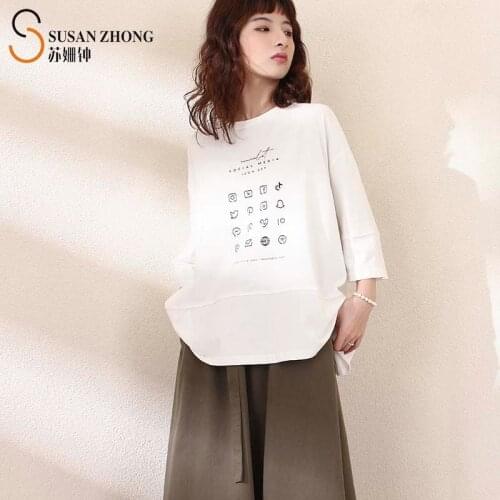 Women Hoodies Female Sweatshirt Lady Top 2021 Spring Natural Normcore Casual Oversize Cotton Drop Shoulder Letters Print Spliced