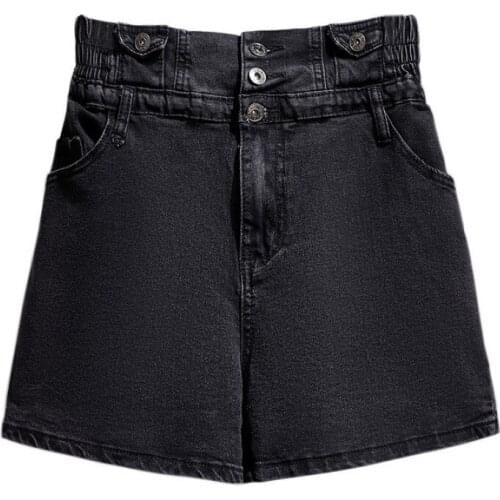 Plus Size 6XL 5XL 4XL 3XL 2XL Women Summer Shorts Femme High Waisted Denim Shorts For Mujers Shorts Feminino Jeans