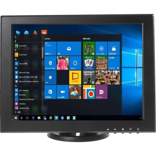 12 Inch Mini PC Display Monitor 1024x768 HD VGA Resistive Touch Screen Monitor POS Machine Small Touch Monitor