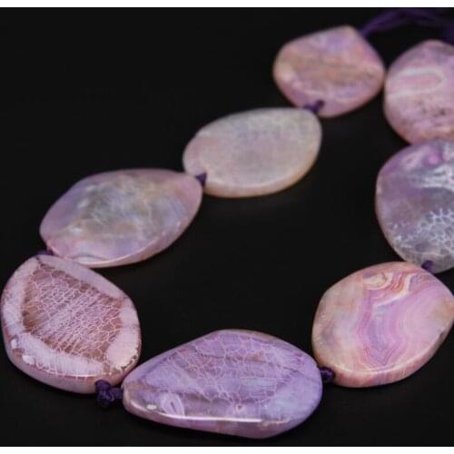15.5"/strand Purple Natural Dragon Veins Agates Drusy Freeform Faceted Slab Nugget Loose Beads,Gems Stone Slice Pendant Beads