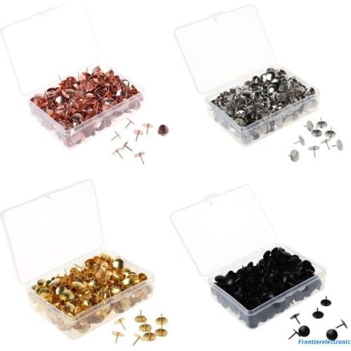 400pcs Metal Thumbtack Drawing Pins Pushpin Cork Board Photo Wall Map Markers