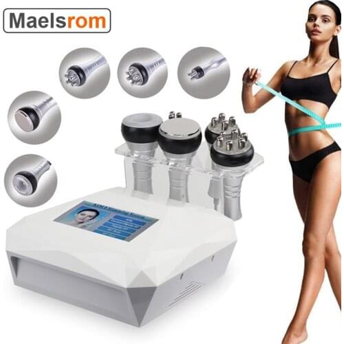 5 in 1 Body Shaping Massager 40K RF Ultrasonic Cavitation Fat Burning and Cellulite Removal Body Massager Face Lifting Beauty