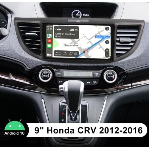 9"Autoradio Android 10 Car Audio Radio Stereo Central Multimidia Player Head Unit Carplay Reverse Camera For Honda CRV 2012-2016