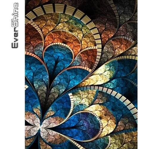 Evershine 5D DIY Diamond Painting Flower Mosaic Full Layout Diamond Embroidery Abstract New Arrival Cross Stitch Wall Decor