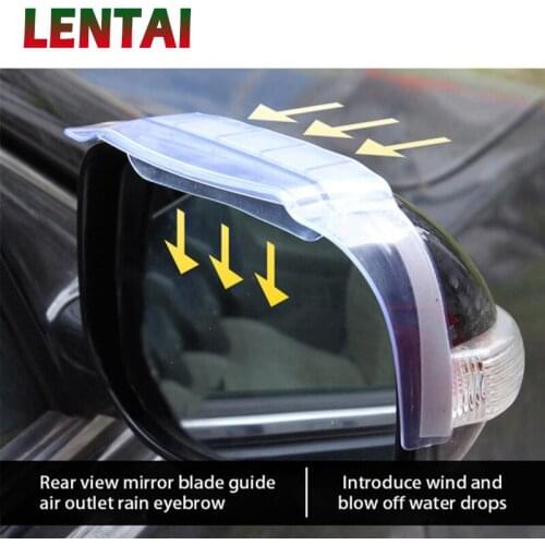 LENTAI For Skoda octavia a7 a5 rapid fabia Suzuki swift grand Seat leon ibiza Lifan Car Rearview Mirror Rain Eyebrow Visor Shade