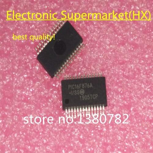 Free shipping 10pcs/lot PIC16F876A-I/SS 16F876A-I/SS PIC16F876 SSOP-28 IC in stock