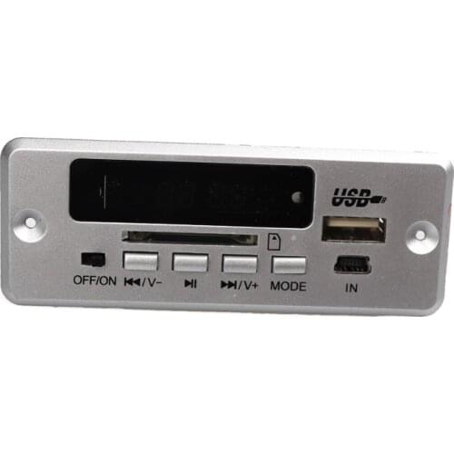 Bluetooth 5.0 USB MP3 Decoder Board Module 12V Wireless Car USB MP3 Player TF Card Slot / USB / FM / Remote Decoding Board New