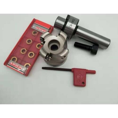 C3/4-FMB22+EMR5R-50-22-4T+10pcs RPMT1003 /Milling cutter handle + milling cutter disk + milling cutter blade R50/ milling cutte