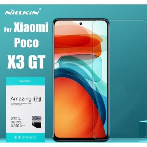 For POCO X3 GT Screen Protector NILLKIN Amazing H+PRO Tempered Glass For Xiaomi POCO X3 GT Tempered Glass