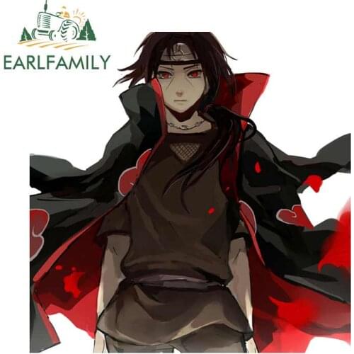 EARLFAMILY 13cm x 13cm for New 4 Design ITACHI DIY Motorcycle Decal Waterproof Scratch-proof Sticker 3D Funny Car Stickers