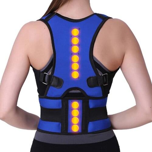 Magnetic Therapy Shoulder Posture Corrector Brace Back Support Belt for Men Women Supports Belt Health Postural Fixer Tape