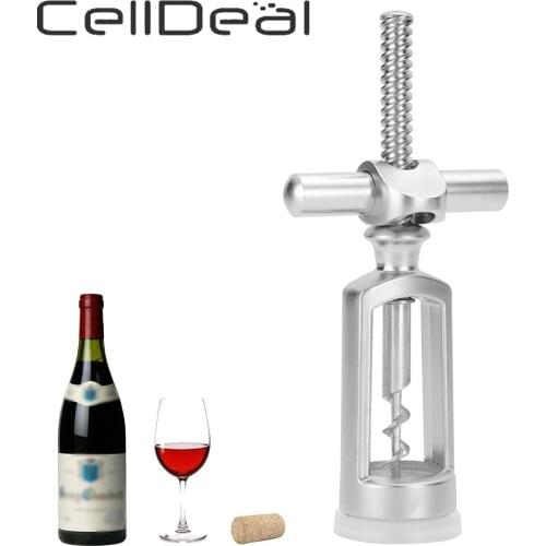 Creative Wine Opener Cork Open Manual Wine Remover Champagne Opener Corkscrew Effortless Kitchen Accessories For Home Use