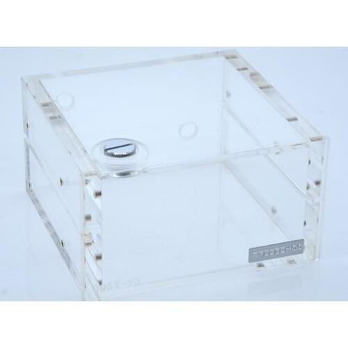 FREEZEMOD Transparent Acrylic Water Tank Dual Optical Drive Computer Water cooler Industrial Water Tank. GQSX-Y3