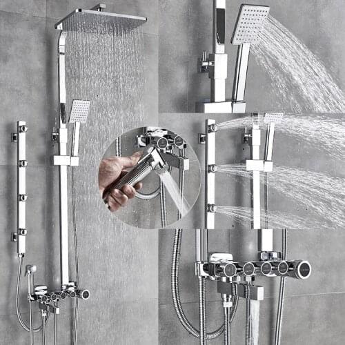 Quyanre Black Shower Faucets