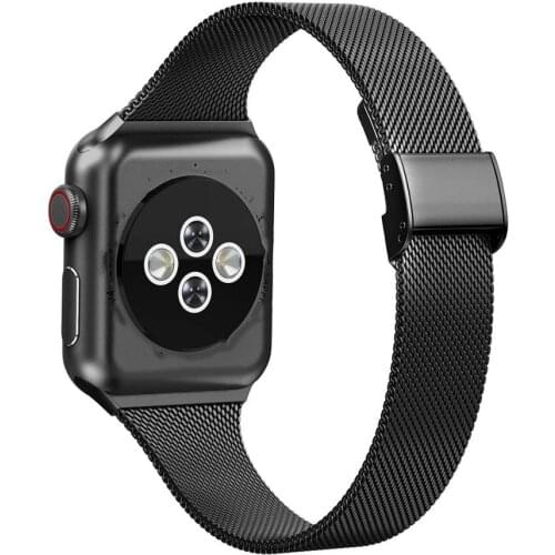 Milanese Watchband for Apple Watch 38mm 42mm Stainless Steel Gold Women Men Replacement Bracelet Band Strap for iwatch 1 2 3 4 5