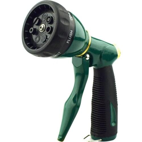 Garden Water Spray Gun Hose Nozzle Multi-function Lawn Vegetable Garden Sprinkler Watering Irrigation Car Wash Cleaning Tools