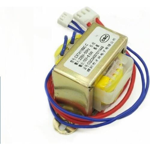EI41-6W Power Transformer DB-6VA 220V to 10V 500mA 0.5A 600MA 0.6A