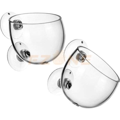 Mini Crystal Glass Fish Tank Plant Bonsai Pot Cup Aquarium Water Plant Grass Potted Cylinder Cup For Aquatic Plant Decoration