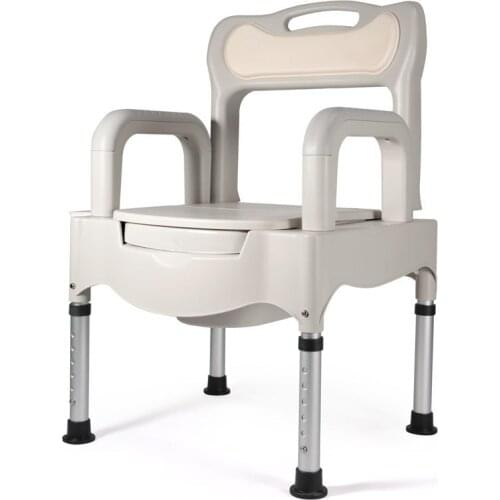 Pregnant women toilet home indoor odor-proof sitting toilet chair elderly reinforcement plus high toilet stool mobile toilet