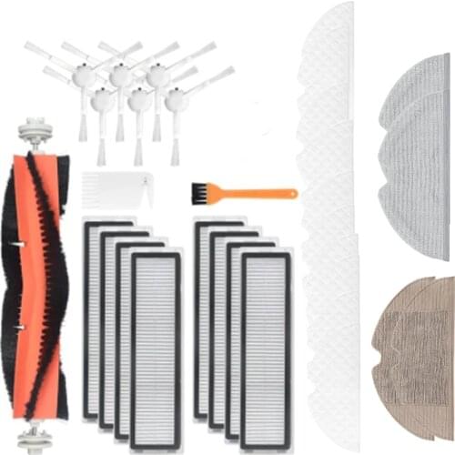 TOP!-for Dreame D9 Robot Vacuum Cleaner Main Brush Side Brush HEPA Filter Mop Cloth Replacement Accessories Parts